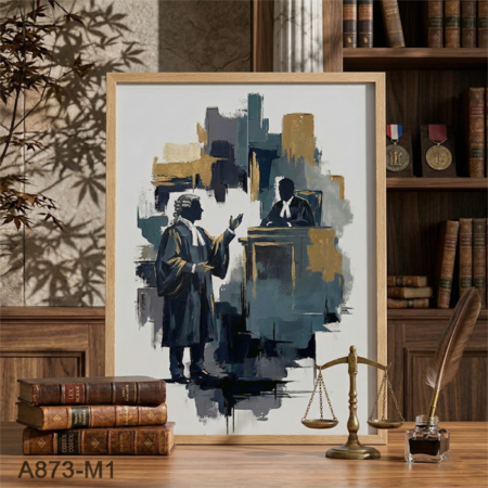 Tableau Avocat & salle d'audience - Poster décoration murale bureau & salle d'attente, َachat en ligne Casablanca