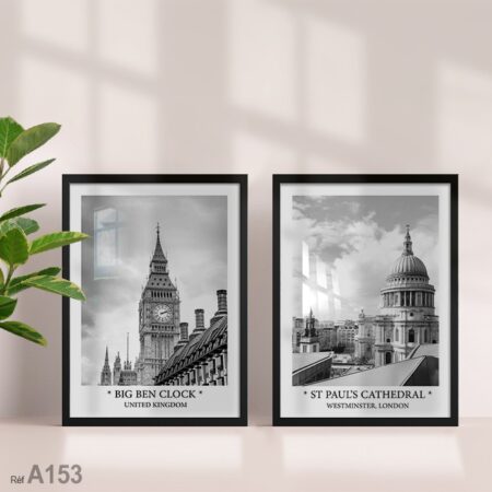 Tableau Mural Décoratif : Poster Big Ben London Clock Tower, à vendre au Maroc