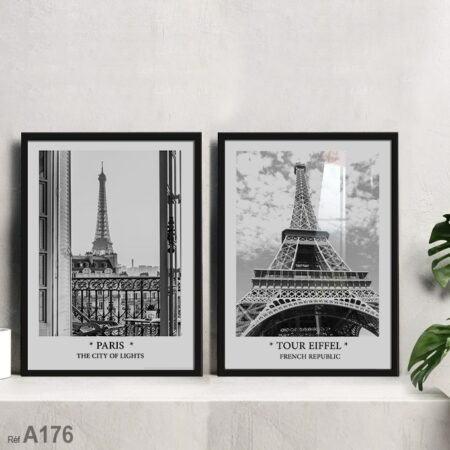 Tableau décoratif mural, Tour Eiffel paris décoration maison, café et restaurant