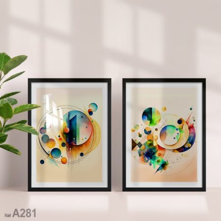 formes géométriques abstraites, vente Décoration Maroc moderne