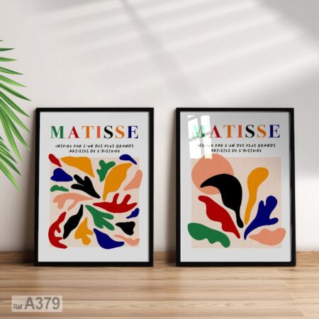 Tableau décoratif Matisse au Maroc, couleurs vives éclatantes pour une déco moderne et originale de votre maison et chambre - magasin en ligne