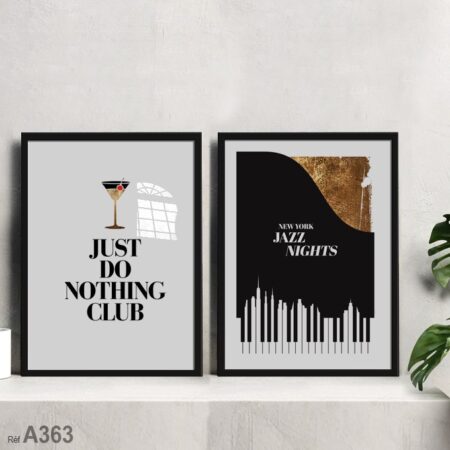 Tableau jazz music club, décoration moderne pour cafés et restaurants au Maroc, style américain unique ديكور المطبخ