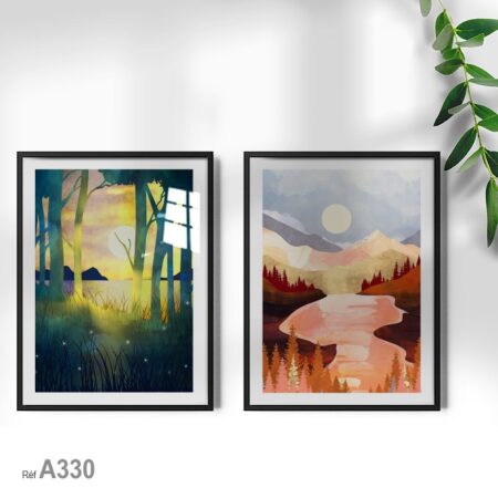 cadre décoratif, tableau paysage nature pour . Idée déco salon et chambre à coucher Vente et impression sur toule à Casablanca