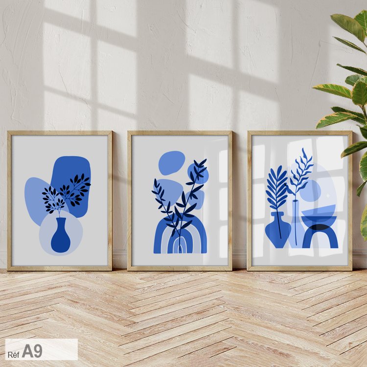 trois tableaux de décoration parfaits pour embellir votre salon, votre chambre à coucher - Maroc