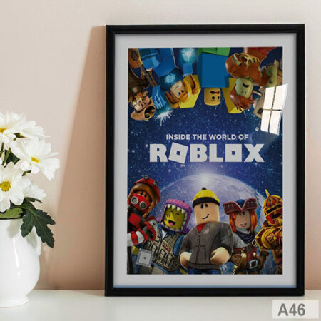 vente en ligne de posters décoratifs et tableaux au Maroc pour espace enfant, Affiche jeux Roblox
