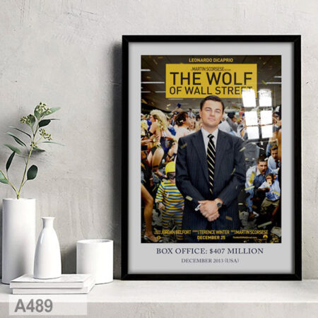 Film The Wolf of Wall Street, Leonardo DiCaprio, Tableaux décoratifs modernes au Maroc