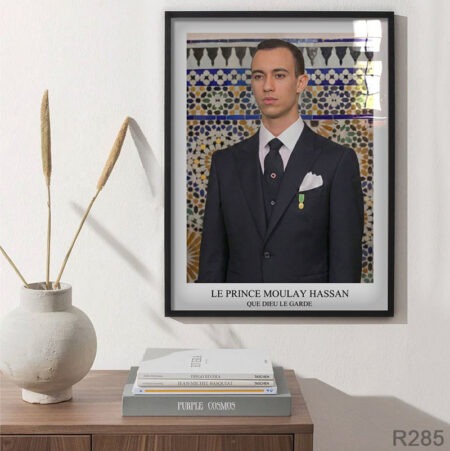 photo du jeune Prince Moulay Hassan III, Tableau décoratif murale bureau professionnel & salle de reception صورة الأمير مولاي الحسن