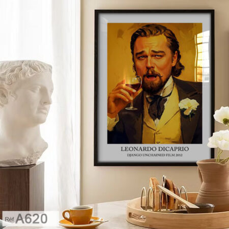 Poster Leonardo Dicaprio : Photo Acteurs et célébrités Americans de Cinéma Hollywood | Tableau Décor murale