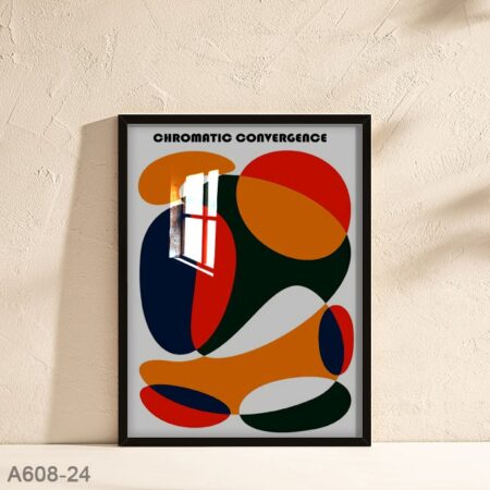 Poster Design Bauhaus  – Tableau Décor Studio, Peintures Multicolores Abstraites, Affiche Artistique Moderne -Décoration Murale Salon ou Bureau