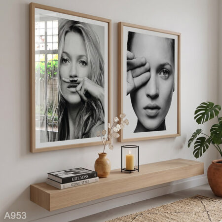 Photographie Noir & Blanc Portraits belle femme – Tableaux Décoratif salon & chambre,  expédition depuis Casablanca