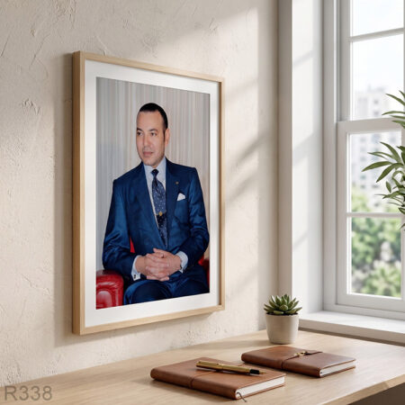 Photo Officiel SM Roi Mohammed VI prestigieux, décoration maison & Bureau - Tableaux mural à Marrakech لوحة للملك المغربي