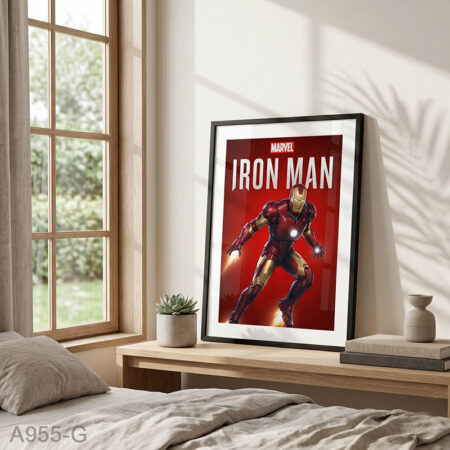 Tableau Décoration Chambre Enfant garçons : Poster Iron Man et Super-Héros de Cinéma لوحات ديكور غرقة أطفال
