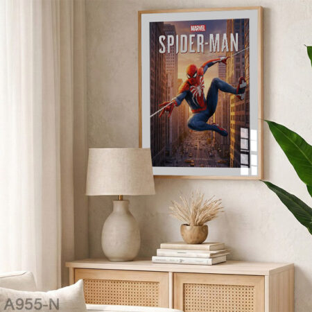 Poster décoratif chambre adolescent, Tableau moderne cinéma Spider-Man, vente en ligne Casablanca لوحة غرفة أطفال
